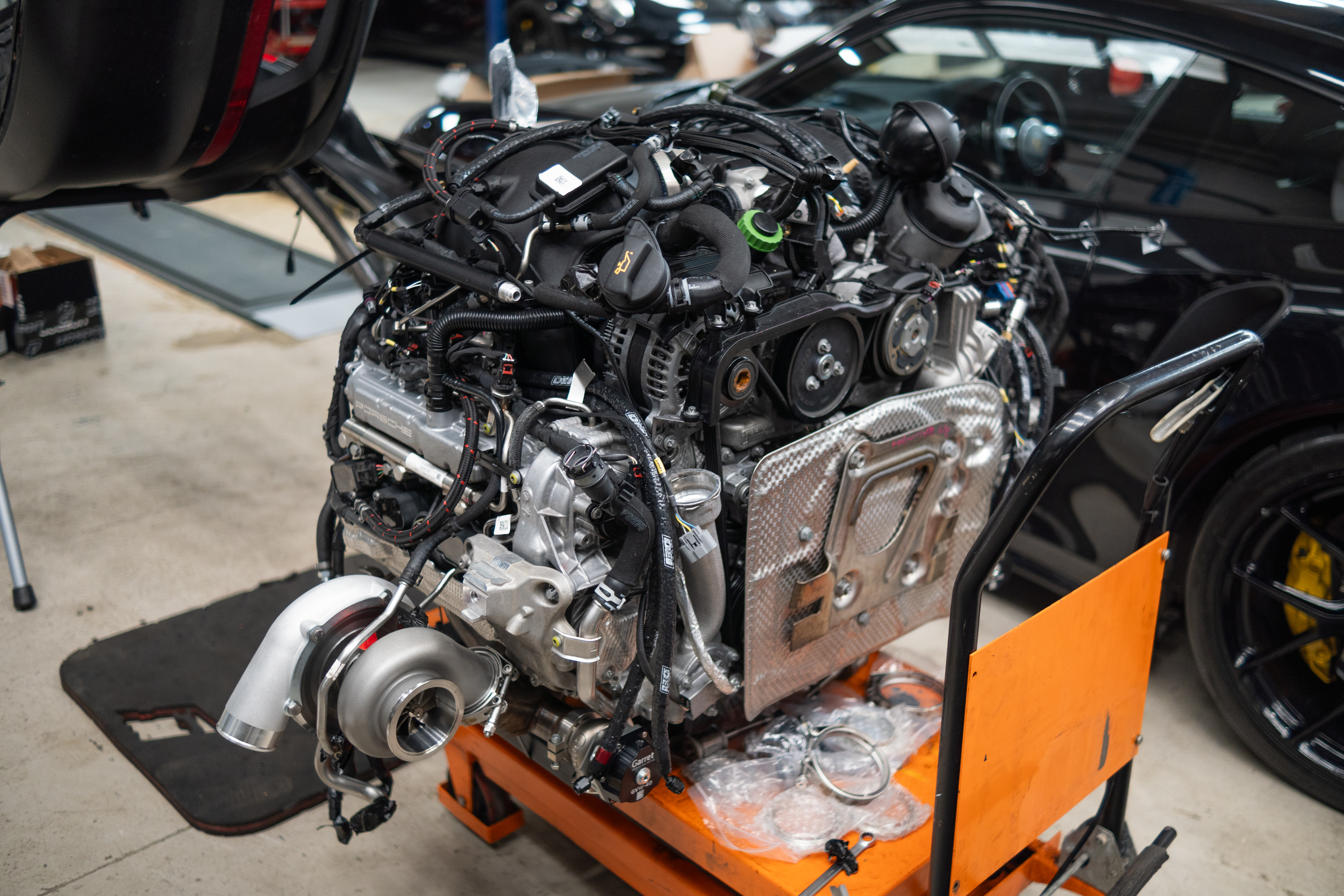 Porsche 992 Turbo S 1700hp turbo kit parts