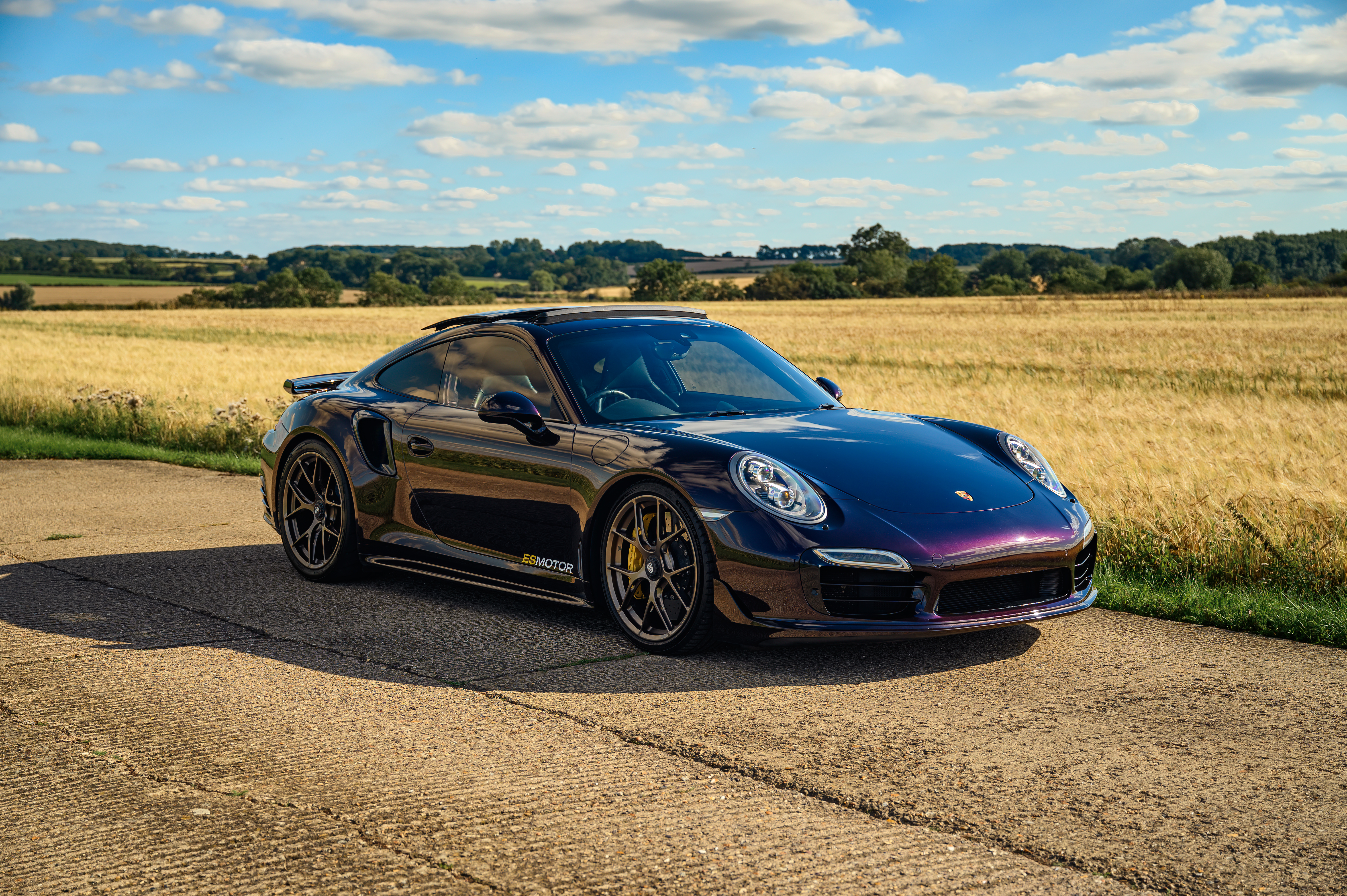 ES Motors balanced airflow setup for turbo Porsche builds