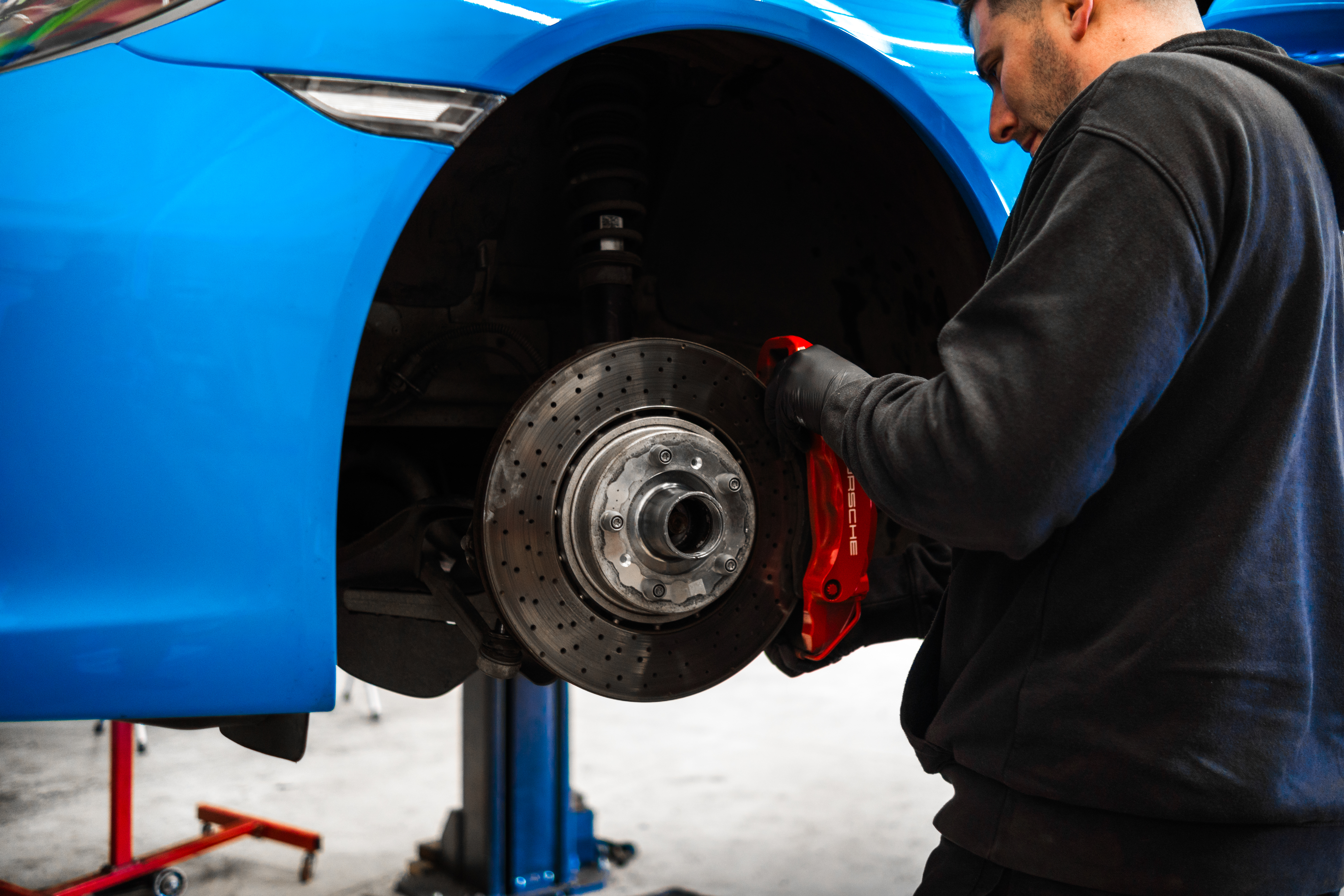 ES Motors preventative inspection process for modified Porsche