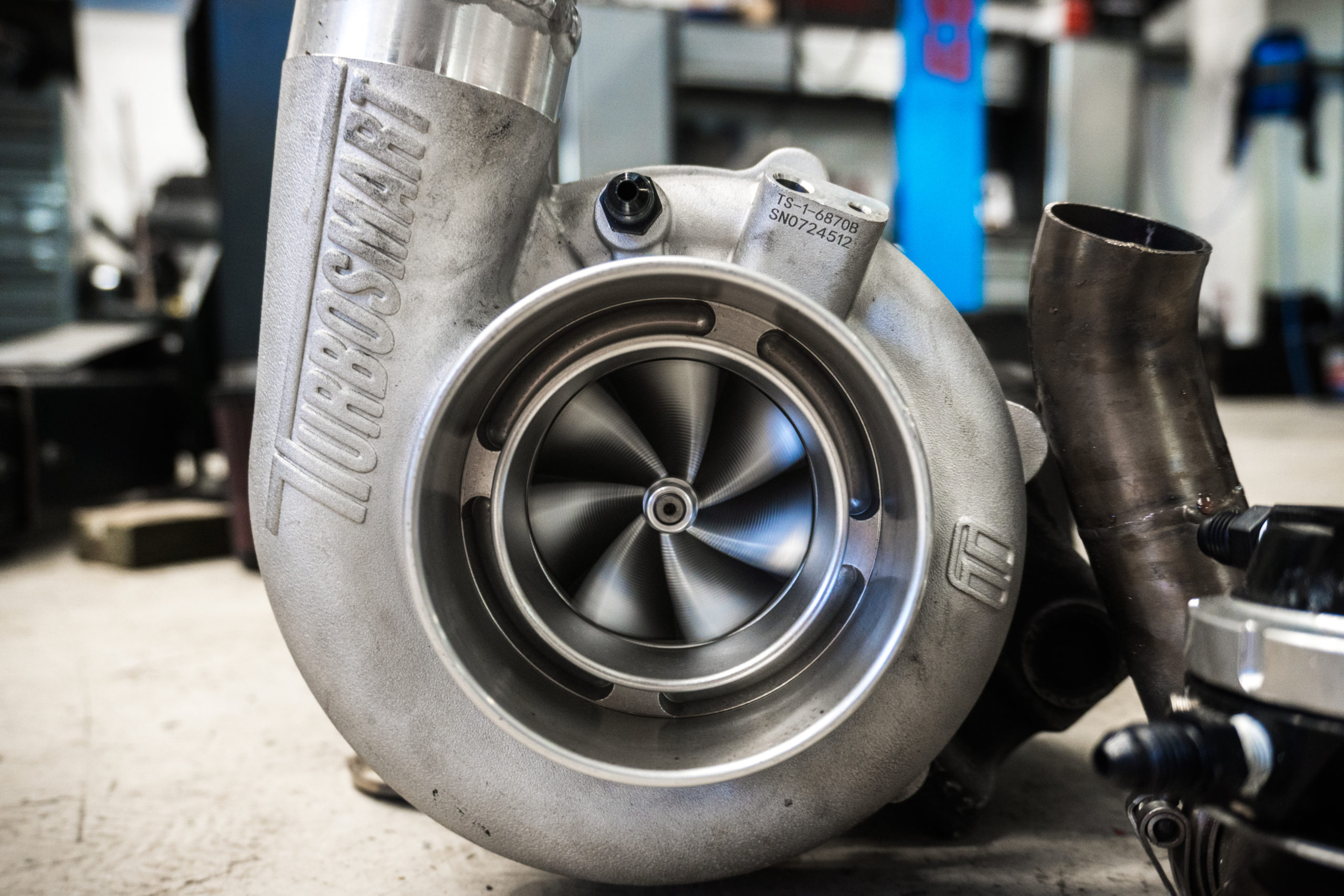 Inside a Variable Turbine Geometry VTG Porsche turbocharger