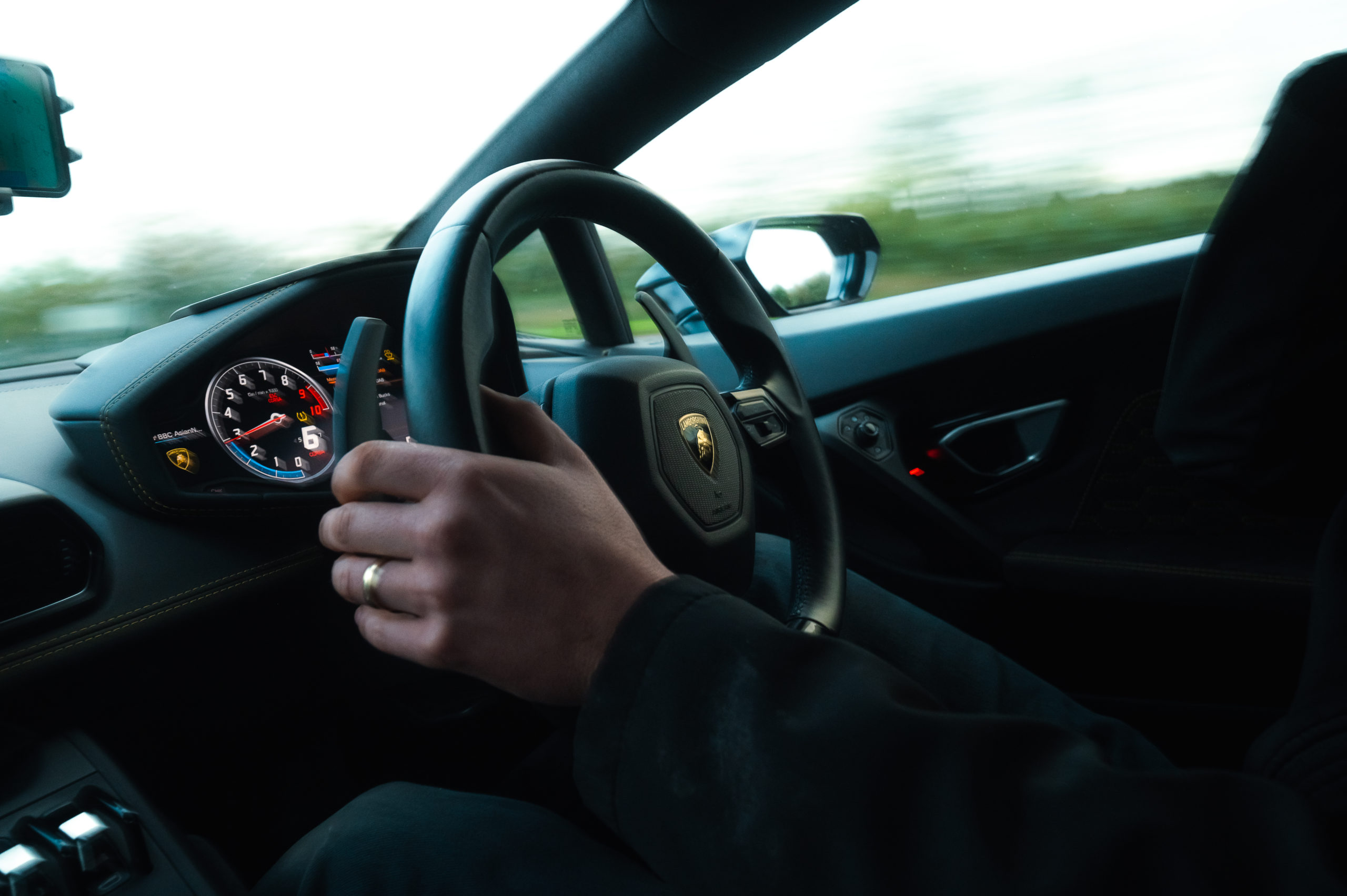 Data acquisition traces showing lap time and vehicle dynamics Porsche