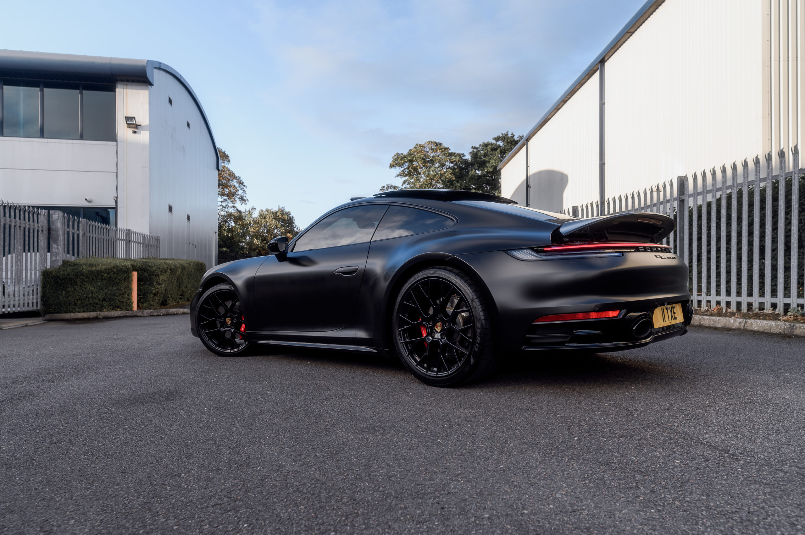 Fire suppression and safety systems for high power track Porsche