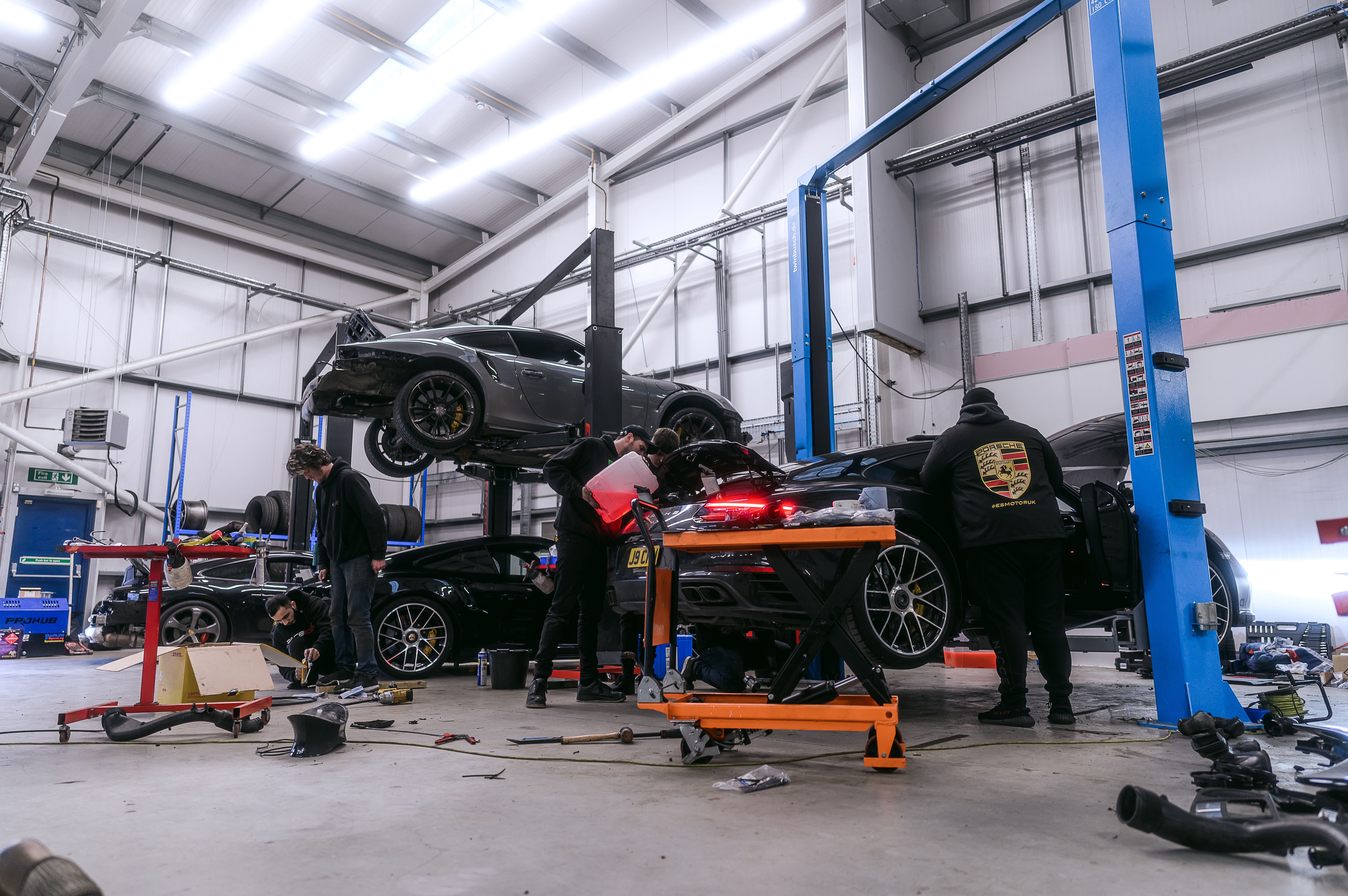 Iridium and platinum spark plugs for high power Porsche turbo build