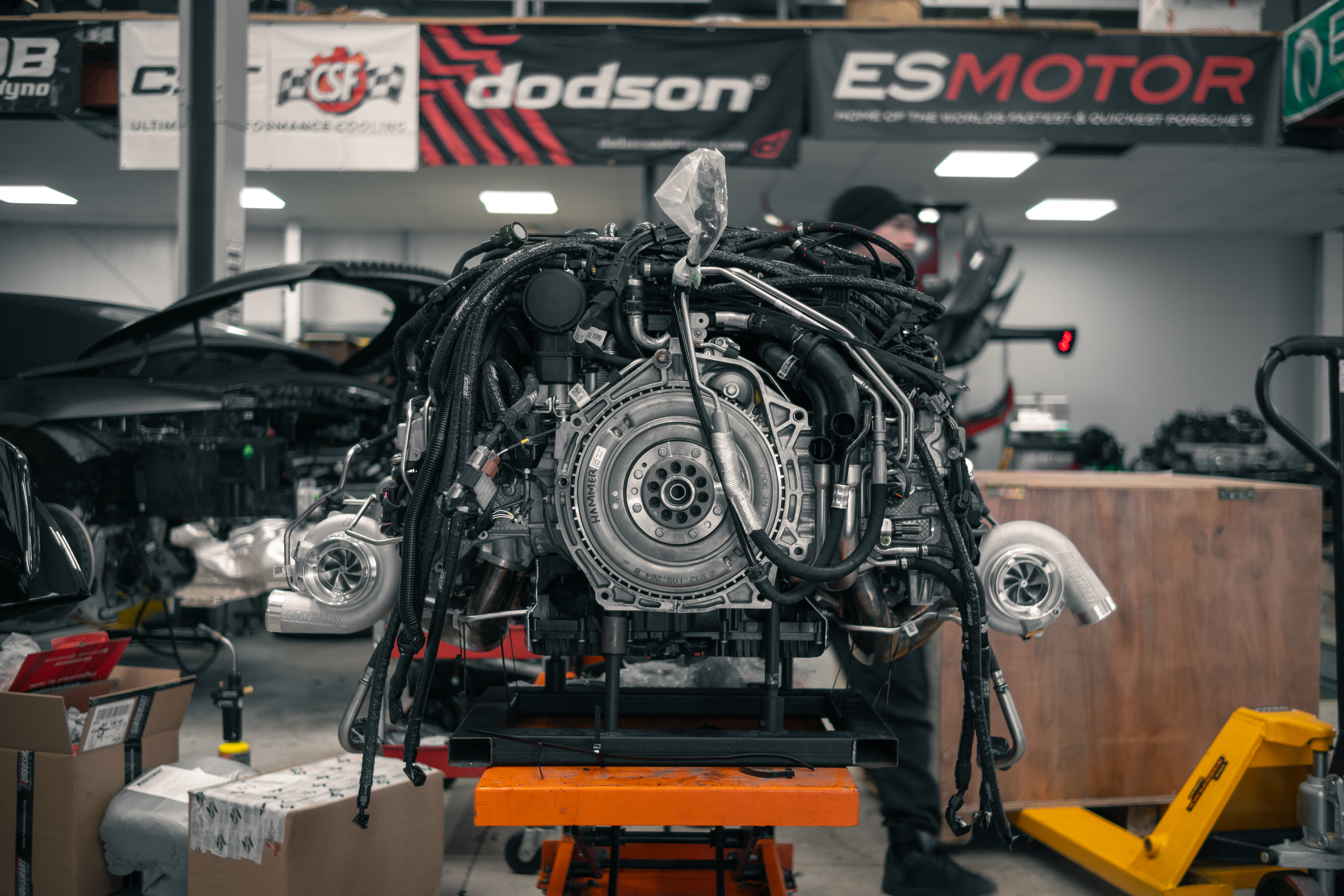 ES Motors spark plug and ignition system specification for Porsche build