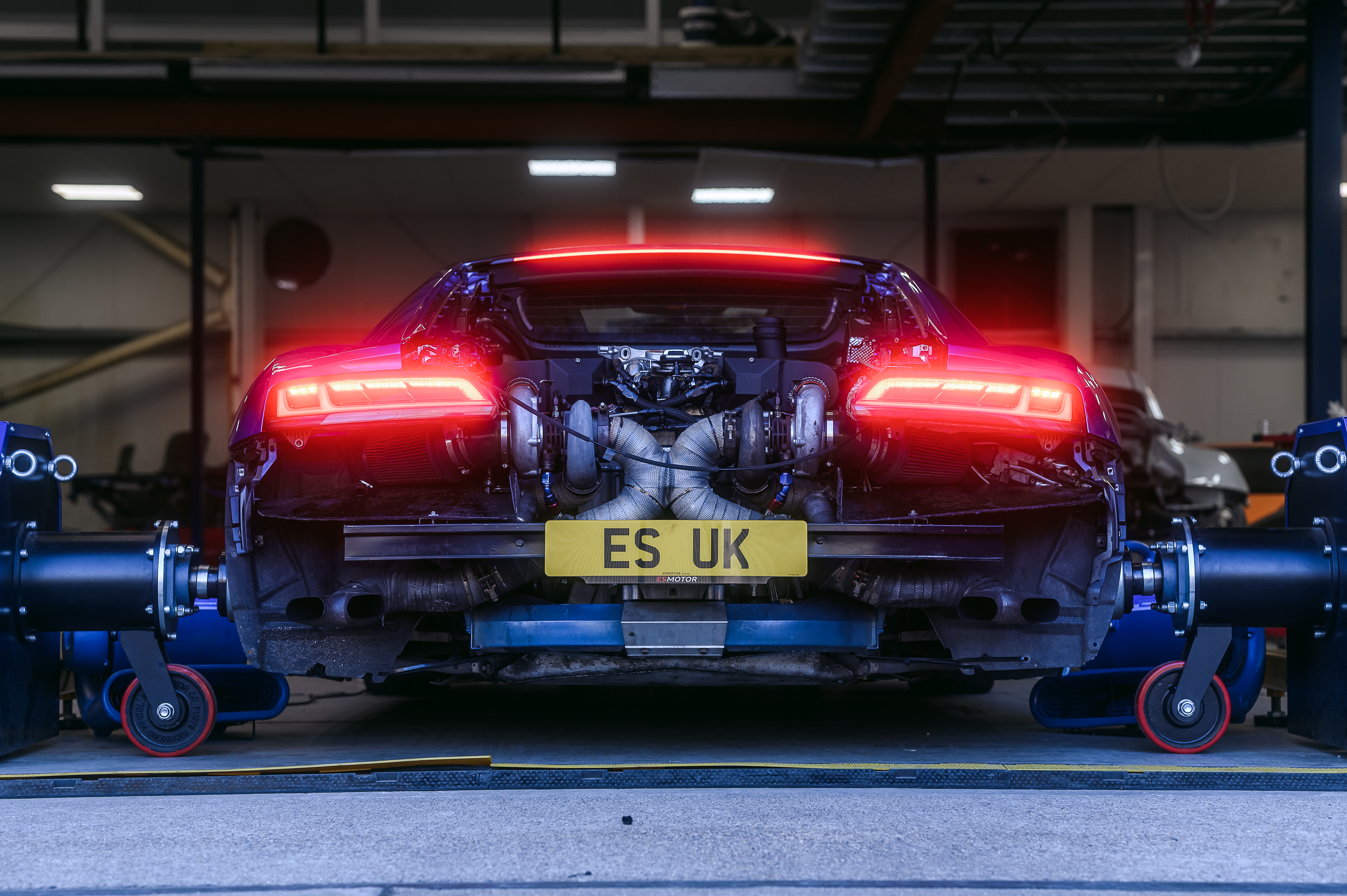ES Motors water cooling system upgrade for high power turbo Porsche build